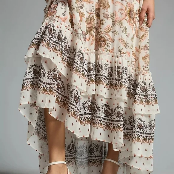 Anthropologie V-neck Long Sleeve Dress - Picture 5 of 16